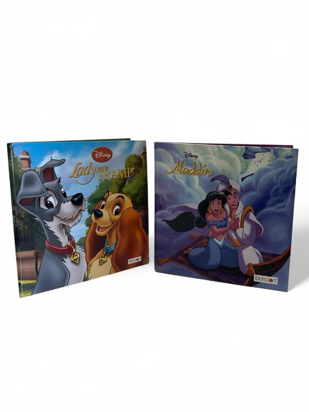 Disney Classics Lady & The Tramp & Aladdin Hardcover Children’s Toddler Books